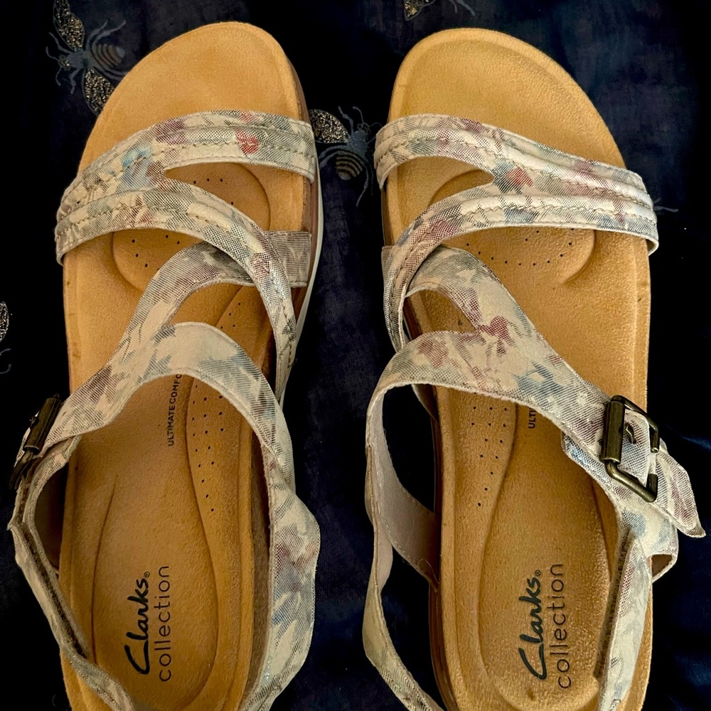 NWT. Clarks, Ultimate Comfort Collection, Women’s size US 12, Sandals. $30
